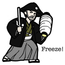 Samurai tongue - English Ver. sticker #5715870