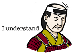 Samurai tongue - English Ver. sticker #5715878