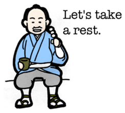 Samurai tongue - English Ver. sticker #5715881