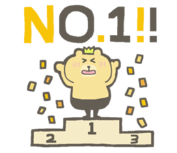 Praise bear sticker #5715884