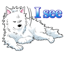 Sticker of Samoyed 2 sticker #5716354
