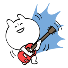 Emotionally unstable rabbit sticker #5716415