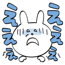 Emotionally unstable rabbit sticker #5716418