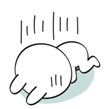 Emotionally unstable rabbit sticker #5716440