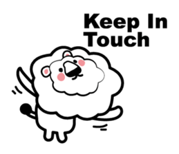 English conversation of the lion sticker #5716532