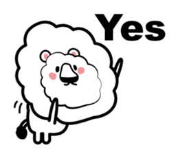 English conversation of the lion sticker #5716539