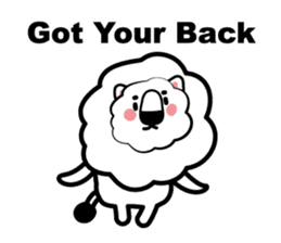 English conversation of the lion sticker #5716543