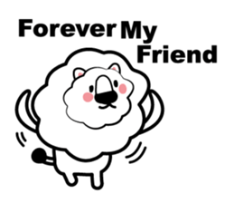 English conversation of the lion sticker #5716544