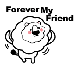 English conversation of the lion sticker #5716544