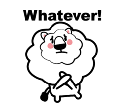 English conversation of the lion sticker #5716548