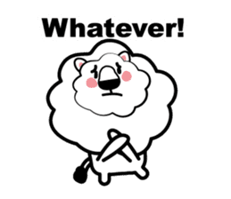 English conversation of the lion sticker #5716548