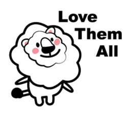 English conversation of the lion sticker #5716552