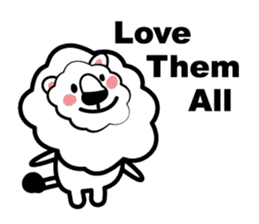 English conversation of the lion sticker #5716552