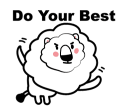 English conversation of the lion sticker #5716557