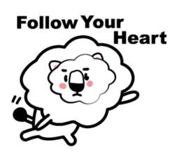 English conversation of the lion sticker #5716558