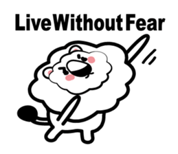 English conversation of the lion sticker #5716562