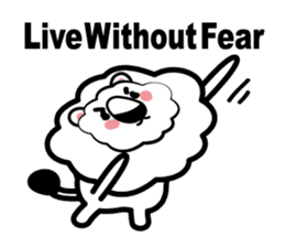 English conversation of the lion sticker #5716562