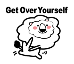 English conversation of the lion sticker #5716566