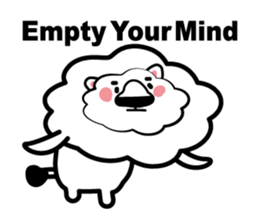 English conversation of the lion sticker #5716568