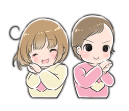 Life with a twin sticker #5716662