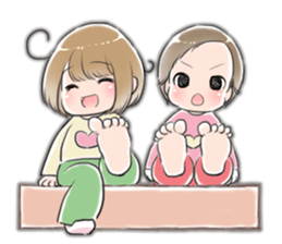 Life with a twin sticker #5716669