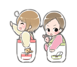 Life with a twin sticker #5716671