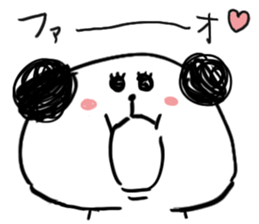 Jyanaipanda&Jyanairabbit by peco sticker #5716774