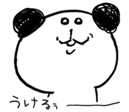 Jyanaipanda&Jyanairabbit by peco sticker #5716790