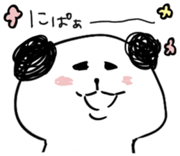 Jyanaipanda&Jyanairabbit by peco sticker #5716805