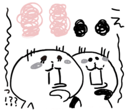 Jyanaipanda&Jyanairabbit by peco sticker #5716811