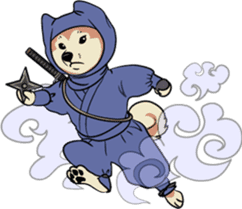 Shiba Inu, the brushwood dog from Japan sticker #5717026