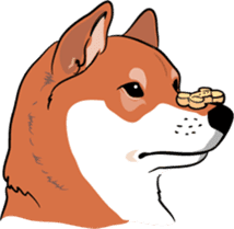 Shiba Inu, the brushwood dog from Japan sticker #5717029