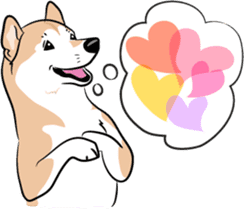 Shiba Inu, the brushwood dog from Japan sticker #5717040