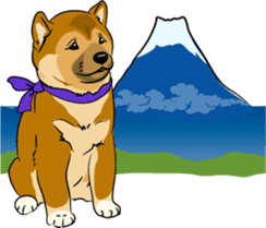 Shiba Inu, the brushwood dog from Japan sticker #5717044