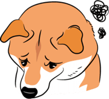 Shiba Inu, the brushwood dog from Japan sticker #5717045