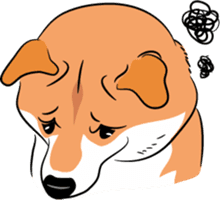 Shiba Inu, the brushwood dog from Japan sticker #5717045