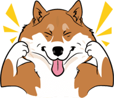 Shiba Inu, the brushwood dog from Japan sticker #5717059