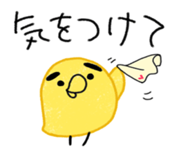 Yellow birds with thick eyebrows. Vol.2 sticker #5717074