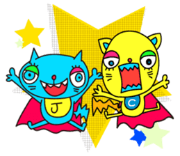 Super Hero Cat Brothers sticker #5717197