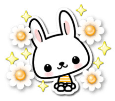 Bunny 3D Sticker ( Chinese ) sticker #5717507