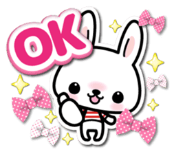 Bunny 3D Sticker ( Chinese ) sticker #5717508
