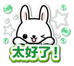 Bunny 3D Sticker ( Chinese ) sticker #5717510