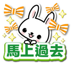 Bunny 3D Sticker ( Chinese ) sticker #5717520