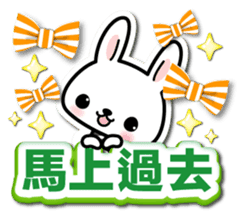 Bunny 3D Sticker ( Chinese ) sticker #5717520