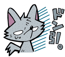 Wolf named Alone, and Pig named Pinkish sticker #5717644