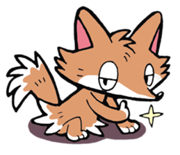 Wolf named Alone, and Pig named Pinkish sticker #5717648