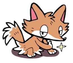 Wolf named Alone, and Pig named Pinkish sticker #5717648