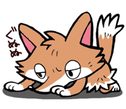 Wolf named Alone, and Pig named Pinkish sticker #5717650