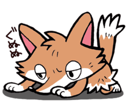 Wolf named Alone, and Pig named Pinkish sticker #5717650