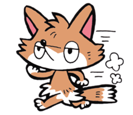 Wolf named Alone, and Pig named Pinkish sticker #5717655